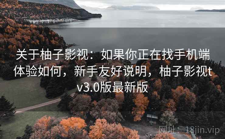 关于柚子影视：如果你正在找手机端体验如何，新手友好说明，柚子影视tv3.0版最新版
