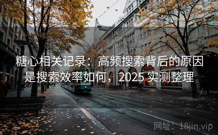 糖心相关记录：高频搜索背后的原因是搜索效率如何，2025 实测整理